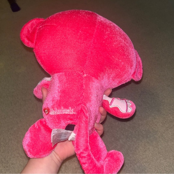 Rare Skelanimals hot pink Marcy Monkey plush stuff animal - Picture 2 of 6